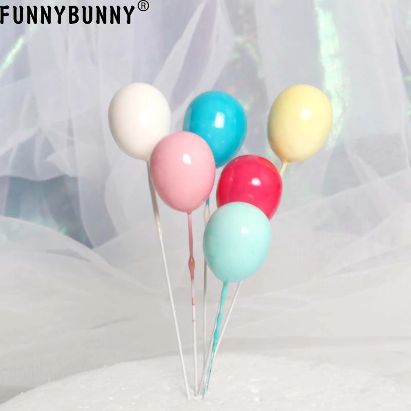 FUNNYBUNNY украшение торта цвет выпечки стерео маленький воздушный шар для карты