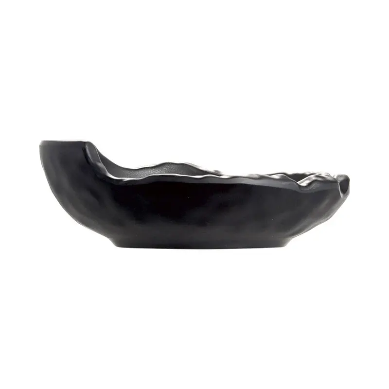 Yilala-Plastic-Dinner-Plate-Melamine-Salad-Dishes-Creative-Black-Color-Unbreakable-Tableware-Household-Dinnerware-for-Snack (2)