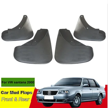 

Tommia For Volkswagen santana 2000 Car Mud Flaps Splash Guard Mudguard Mudflaps 4pcs ABS Front & Rear Fender