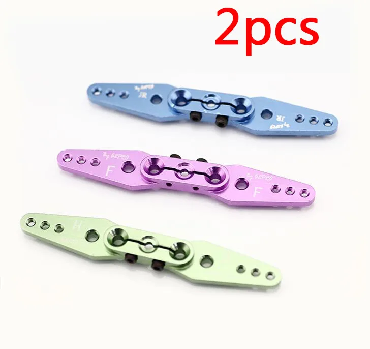 

2 Pcs 23T/24T Long Straight Servo Horn Steering Arm Rocker for JR/SANWA/KO/HIREC Servo of DIY RC Car/Airplane/Boat Model