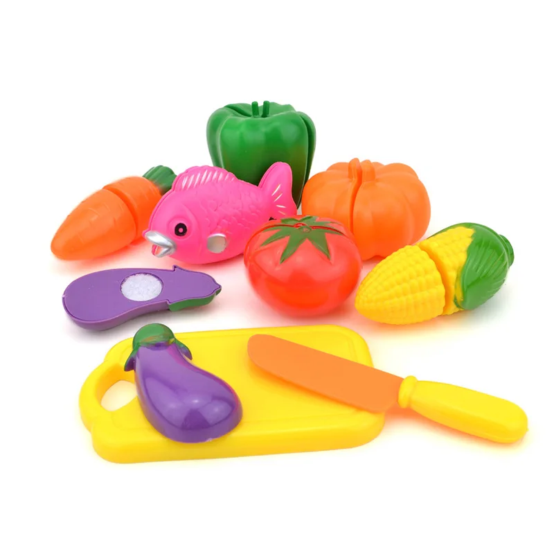24 шт. детская кухня ролевые игры игрушечные лошадки резка фрукты овощи еда миниатюрный играть сделать дом Образование игрушка подарок