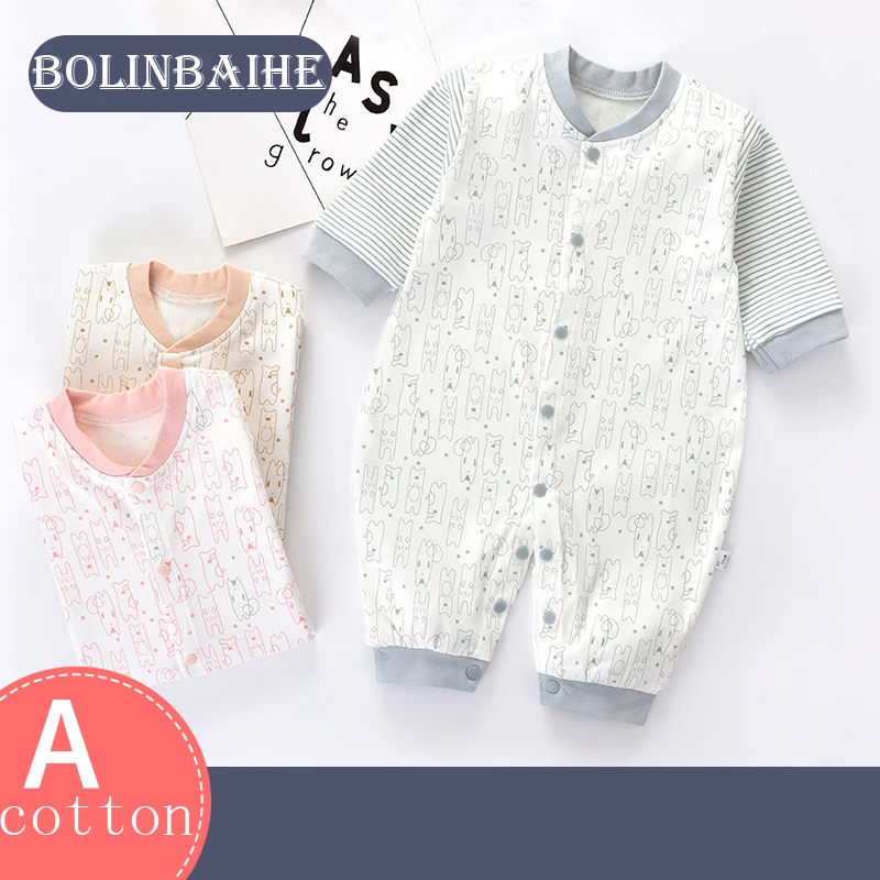 

Baby Clothing 2018 New Newborn jumpsuits Baby Boy Girl Romper Clothes Long Sleeve Infant Product