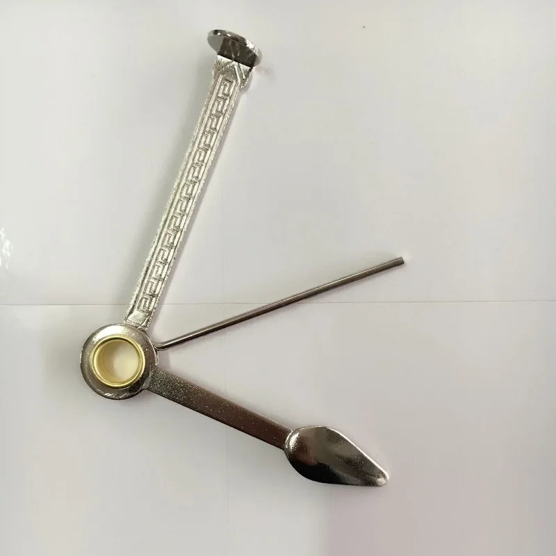 100pcs Stainless Steel 3 in 1 Smoking Pipe Cleaner Folding Pipe