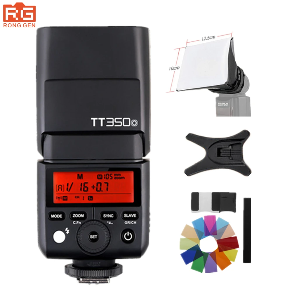 Godox Мини tt350o Speedlite TTL hss1/8000 s gn36 Камера флэш-Карманный Огни tt350 + x1to триггера для Olympus panasonic