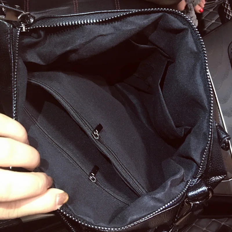 Сумка зимняя модная женская сумка с ручкой сверху Простая Дорожная сумка через плечо сумка для отдыха искусственная кожа Большая Сумка