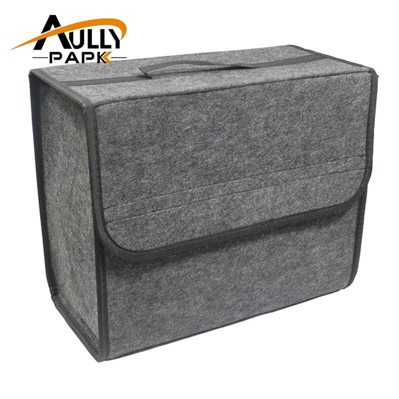 Car Soft Felt Storage Box Trunk Bag Vehicle Tool Box Multiuse Tool