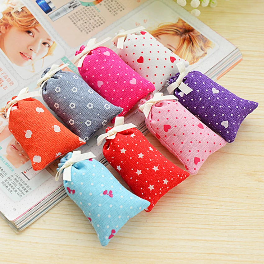 

Lavender Aromatherapy Bag Wardrobe Clothing Dehumidified Air Sachets Natural Dry Flowers Smell Clean Sachet Bag for Home Car
