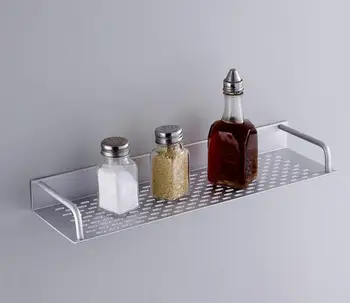

2019 Saim High Quality Aluminum Tray Multi-Purpose Single Shelf Space Aluminum Kitchen Toilet Bathroom Pendant Home Acessories