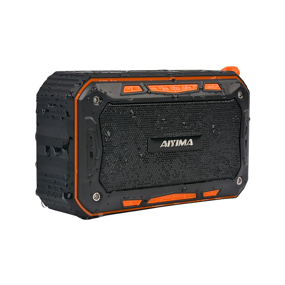 

AIYIMA Bluetooth Speaker IPX67 Waterproof Portable Outdoor Loudspeaker Computer Speakers Column Soundbar With Mount Bracket