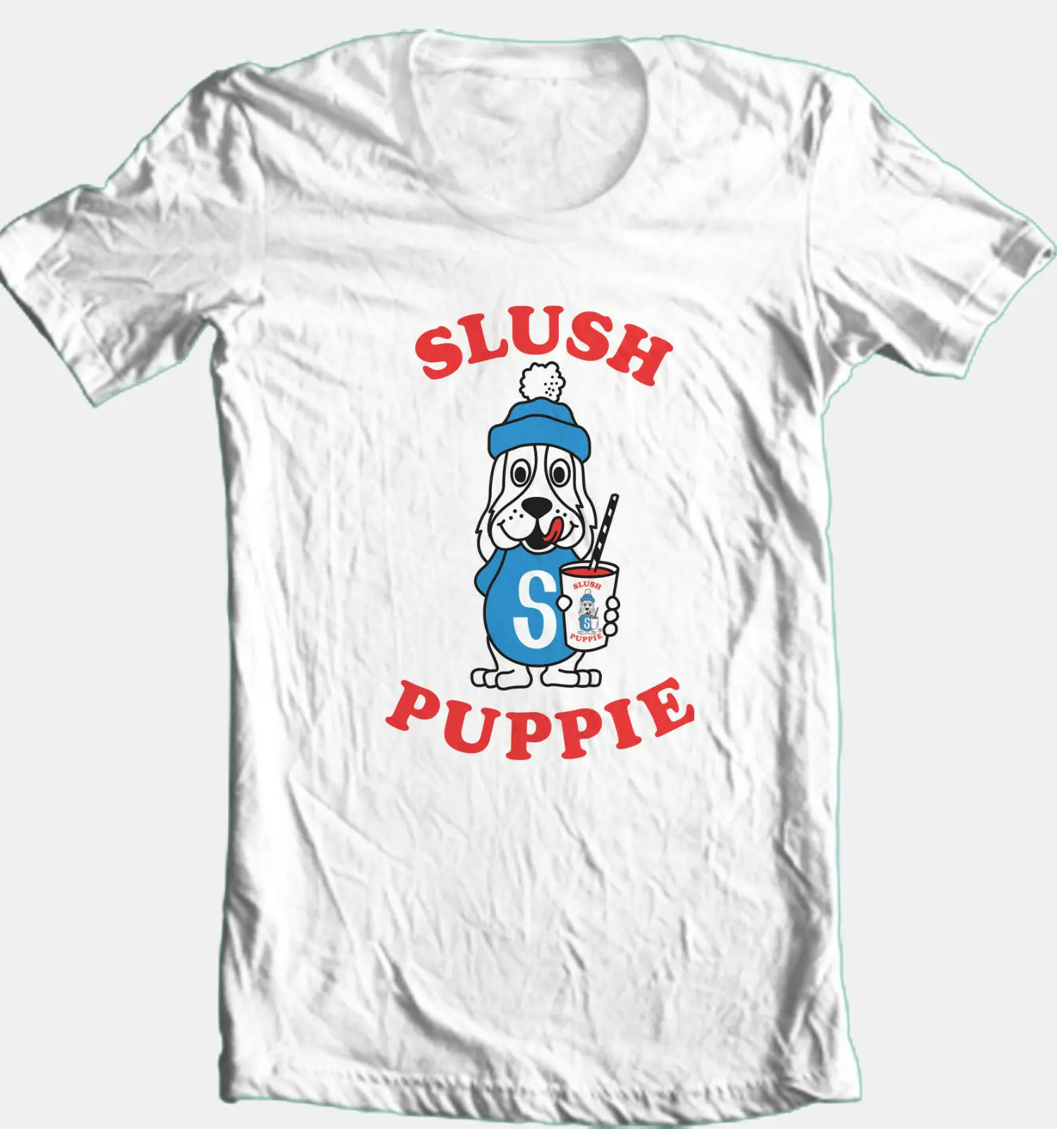 Slush Puppy футболка Ретро 80'S винтажная хлопковая Футболка с графическим принтом