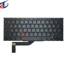 5pcs/lot new original for macbook pro 15” retina A1398 Danish keyboard denmark DK clavier without backlfght backlit 2013-2015
