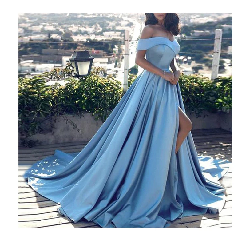 Fish Tail Sexy Long Dresses V-Neck Backless Party Gowns Sleeveless Sweep Train Cheap Tulle Party Dress Vestidos de fiesta