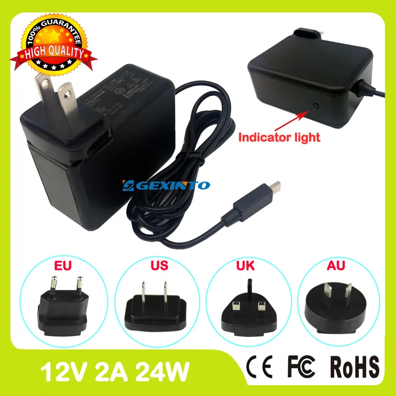 

12V 2A power adapter AD2055320 ADP-24EW B 0A001-0013070 for Asus Chromebook C100 C100PA C201 C201PA tablet pc charger EU Plug