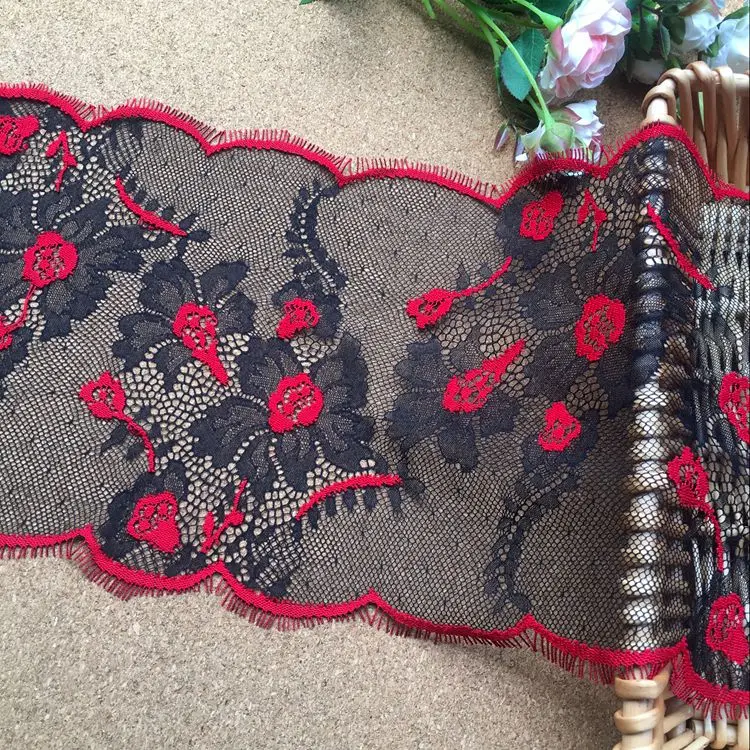 colored lace trim