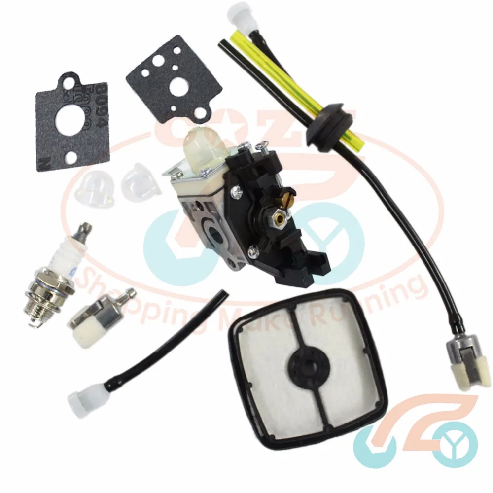

Carburetor Air Filter Fuel Line Kit For Zama RB-K93 Echo SRM-225 GT-225 PAS-225 SRM-225i 225