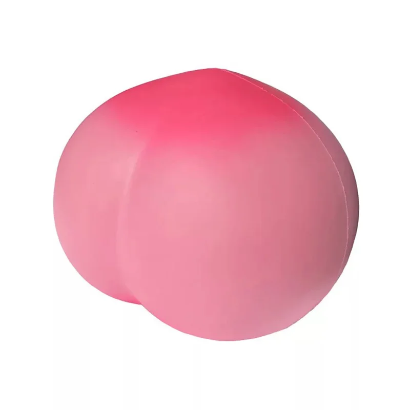 25 см супер кавайный персиковый мягкий супер сжимающий медленно растущий крем ароматизированный фруктовый антистресс Детские игрушки Детские Scuishies Blandos - Цвет: Pink