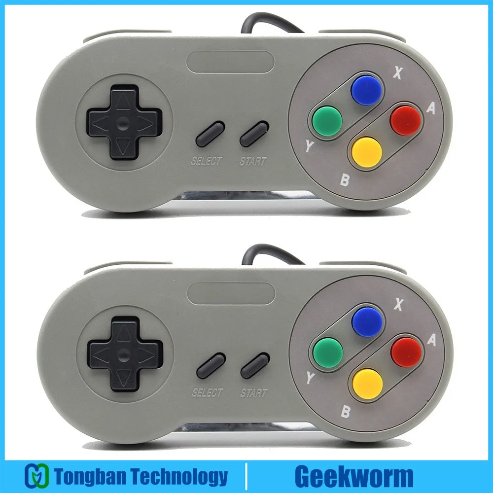 

Raspberry Pi 3 Model B+/PC/NESPi Case No Driver 12 Keys USB Game Controller Handle Gamepad for Raspbian / WINDOWS / MAC / Linux