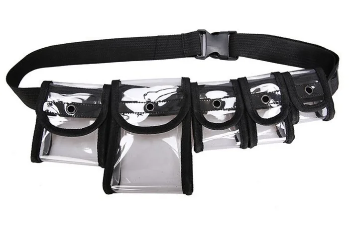 

New Fashion Laser Transparent Multi-function Fanny Packs Unisex Streetwear Waist Chest Bags Women Men Shoulder Belt Bags D205