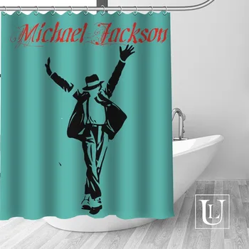 

Hot New Eco-friendly Michael Jackson Shower Curtain Custom Bathroom Curtain modern Polyester Fabric Thick Waterproof Mildew