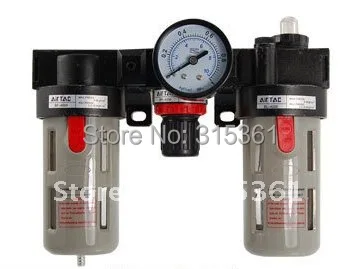 Free Shipping 2PCS/Lot BC3000 3 In 1 Pneumatic Air Filter Regulator Lubricator Free Shipping 2PCS/Lot BC3000 3 In 1 Pneumatic Air Filter Regulator Lubricator