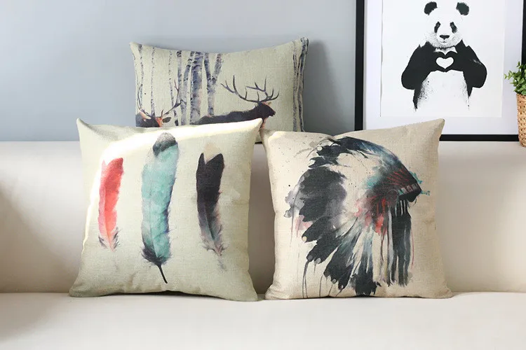 10pc Embroidered Sari Patchwork Cushion Cover 17x17 Indian Indian Skull Cotton Linen Throw Pillow Case Cushion Cover Sofa Home Decor Y102 China