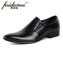 Большой Размеры Пояса из натуральной кожи мужские Лоферы для женщин Классическая острый носок без шнуровки ручной работы Мужская обувь Итальянский удобная повседневная обувь ymx87