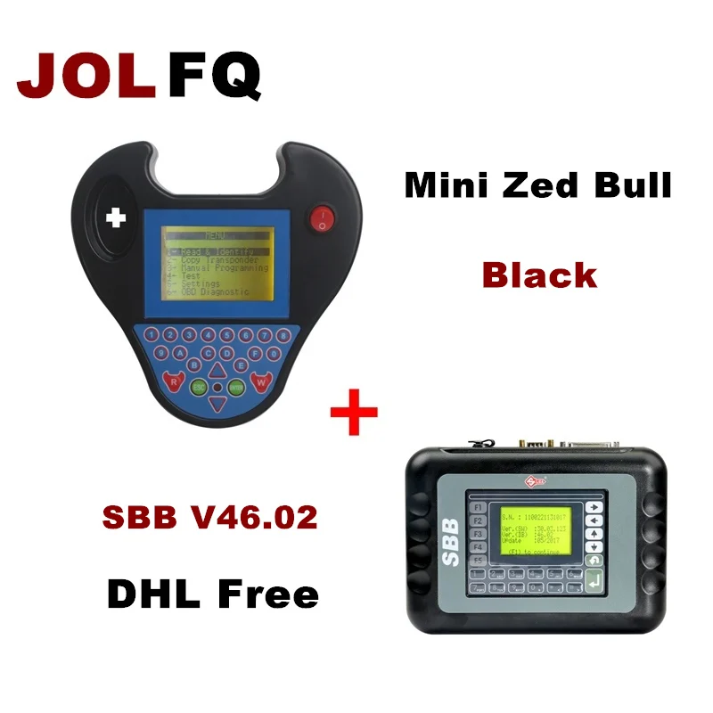 Новые SBB V33.02 SBB V46.02 автомобильный ключевой программист Smart Mini Zed-Bull Zed Bull полная Автомобильный ключ транспондер устройство для программирования ключа - Цвет: SBB46.02 Black ZedBu