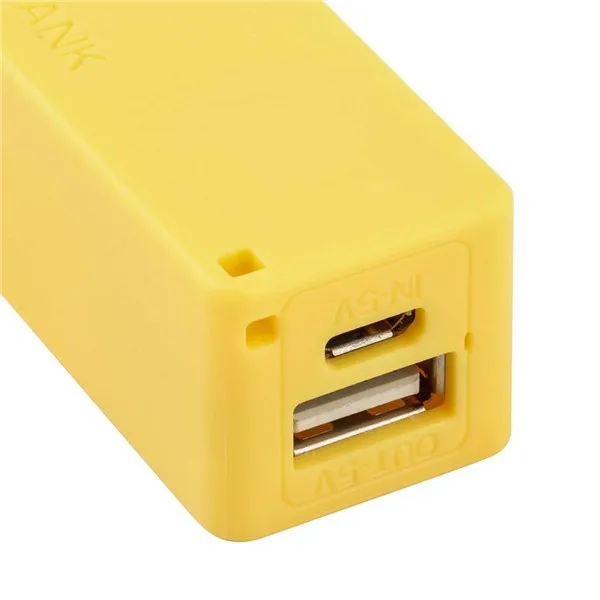 Портативный мобильный Мощность банк USB 18650 Батарея Зарядное устройство брелок на ключи для iPhone MP3(без Батарея) Лидер продаж по всему миру