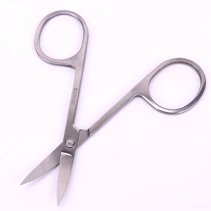 

Eyebrow Scissor Eyebrow Trimmer Eyebrow Eyelashes Nose Hair Scissor Stainless Steel Manicure Scissors Cutter Nail Makeup
