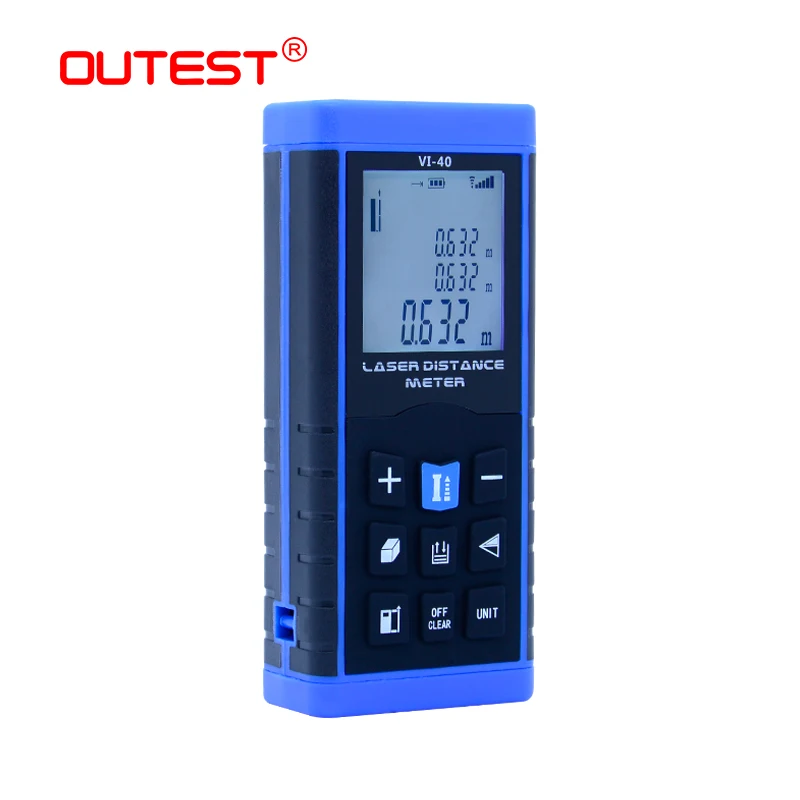  OUTEST Mini Laser Distance Meter 40M 60M 80M 100M Rangefinder Trena Laser Tape Rangefinder Build Me