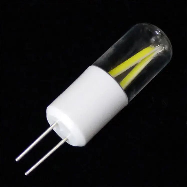 

Hot sale G4 AC/DC 12V COB 2W Filament LED Spotlight Light Bulb Car Boat Lamp Warm White Pure White 200LM AC/DC12V