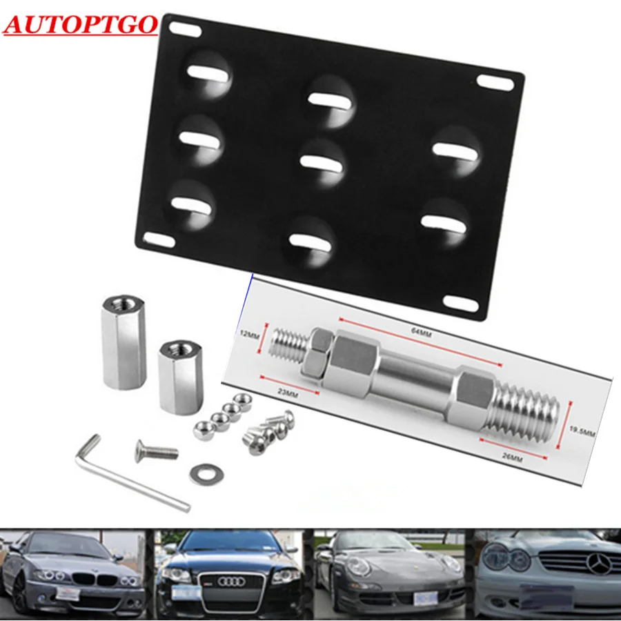 

Refit Bumper Tow Hook License Plate Mount Bracket For BMW F Series F01 F06 F10 F11 F12 F13 F15 F16 F18 F20 F22 F25 F30 F35 F56