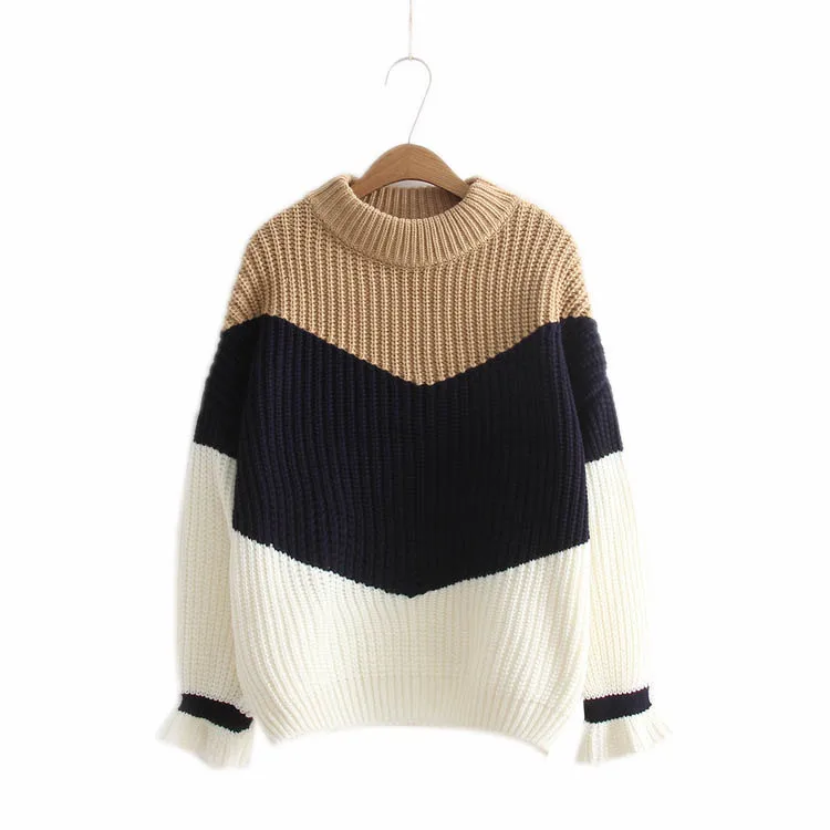 Sweater Winter Pull Sweaters Women Loose Jumpers Korean Pullovers Knitting Pullovers 2019 Fashion Thick Christmas Sweater Unif