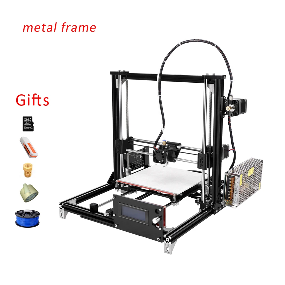  Factory FDM Desktop Type China ABS PLA 3d printer  With One Roll Filament  SD Card 
