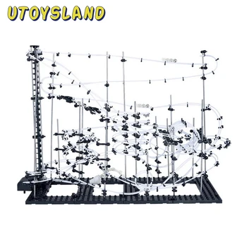 

UTOYSLAND DIY Educational Toys Space Rail Level 5 6 7 8 9 Steel Marble Roller Coaster Spacerail Model Building Kit Toys Gift
