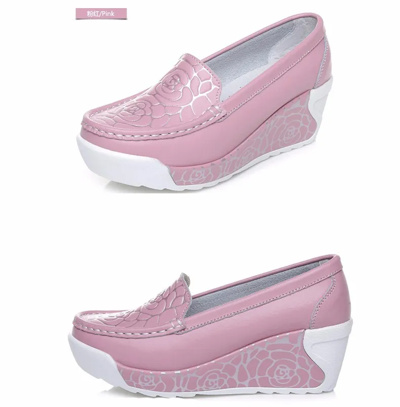 Print women flats shoes