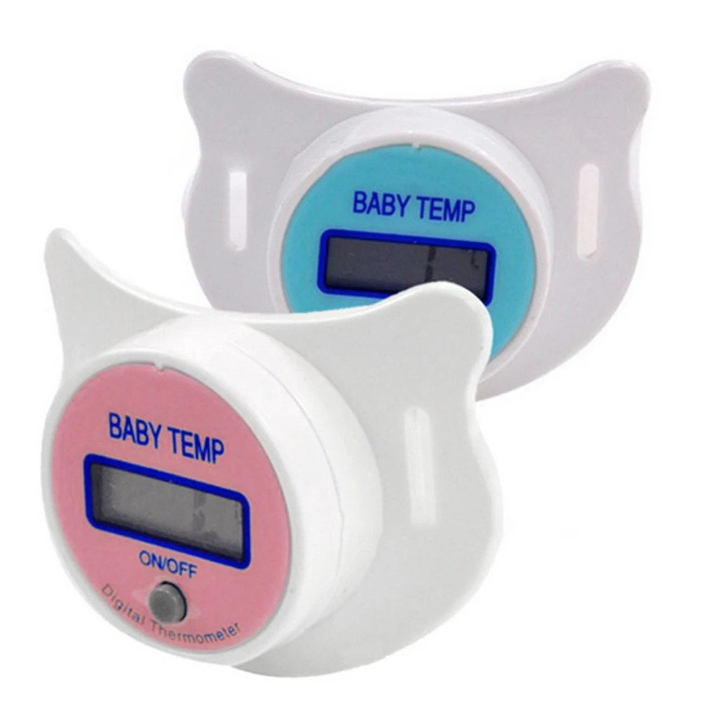 Медицинский Детский термометр для оральной пустышки, цифровой термометр с ЖК-дисплеем, милый термометр для детей, Безопасный термометр для здоровья и ухода за полостью рта