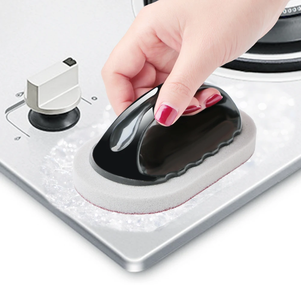 NICEYARD волшебная губка инструменты для уборки на кухне интенсивное Очищение алмазный песок чаша горшок кисть с ручкой плитка для ванной губка