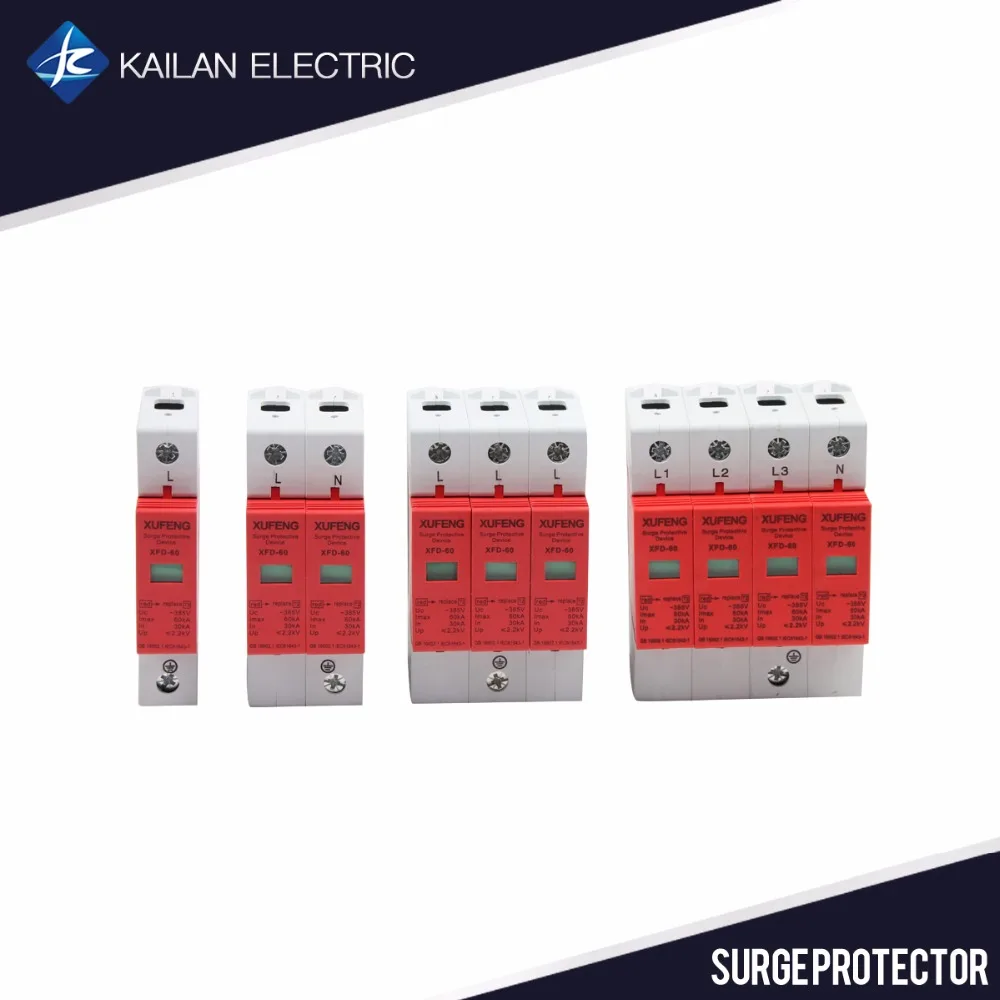 FXD 60 Circuit Breakers 1P House Surge Protector Low voltage Protective