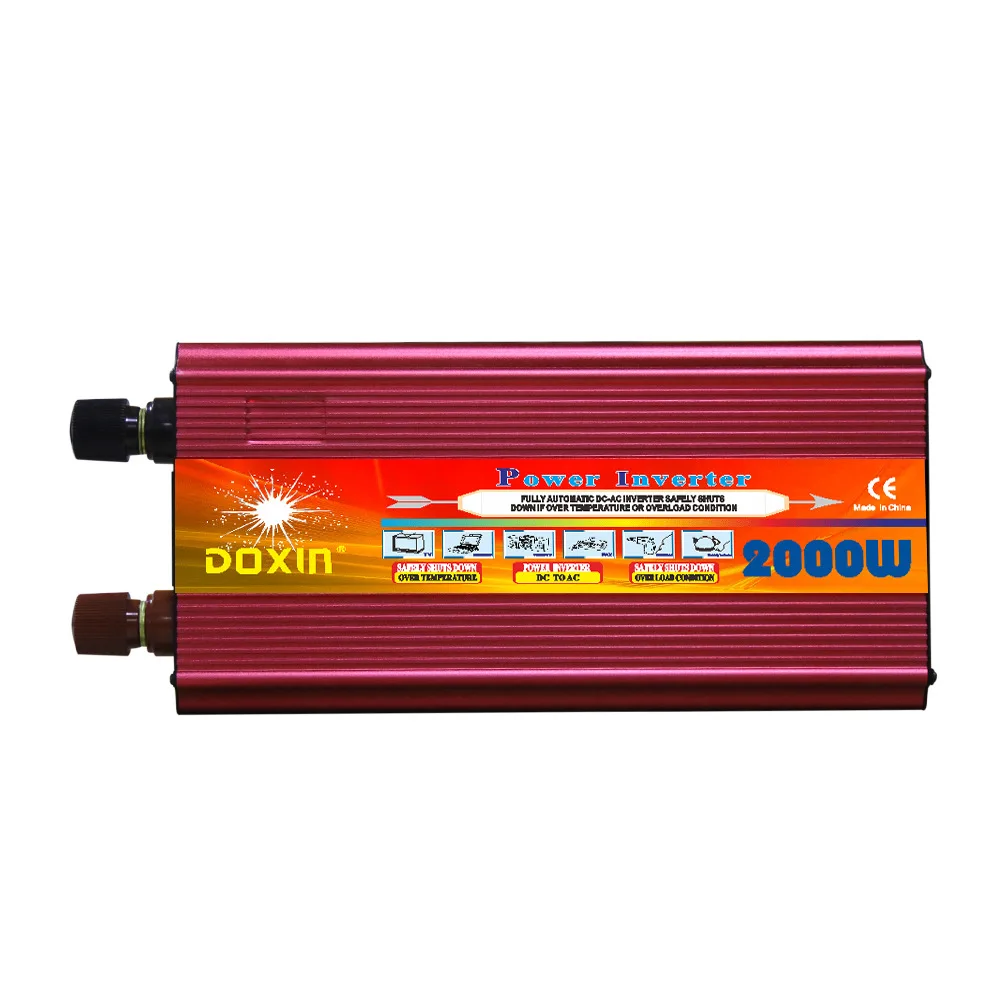 

2000W inverter large capacity LCD screen digital display inverter power supply vehicle power converter