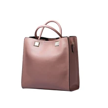 Bags Handbags Women Famous Brands New Fashion Trend Solid Color Large Capacity Genuine Cow Leather Crossbody Top-handle Bag