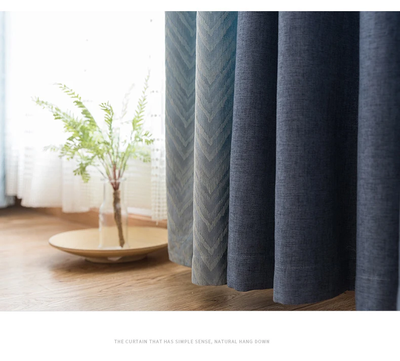 Excellent Solid Color Faux Linen Blackout Curtains for Living Room Modern Curtains for Bedroom Window Curtains kitchen Curtains Blinds 14