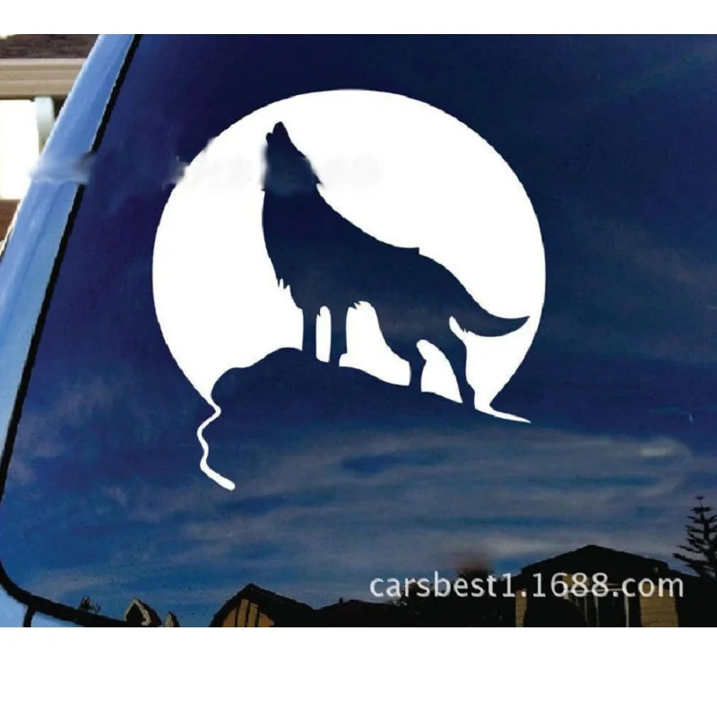 1 pcs Car Styling Wolf Totem Car Sticker Auto Body Side Wolf Decal