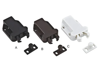 

Shipping according to a close click open play touch, elastic plastic door lock, automatic press spring lock