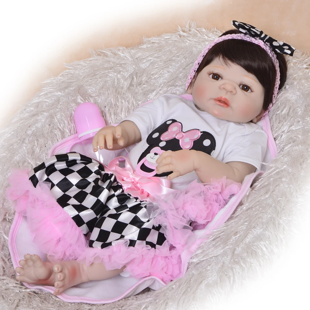 Bebes reborn corpo de silicone inteiro полное Силиконовое боди для новорожденных девочек куклы