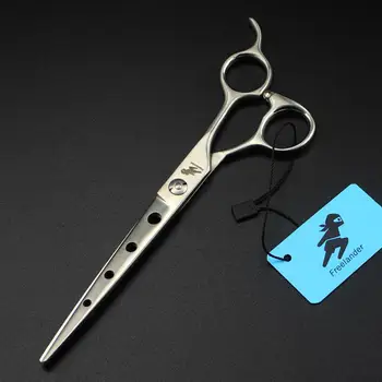 

7.0inchs DZ Straight Shear with Holes pet scissors
