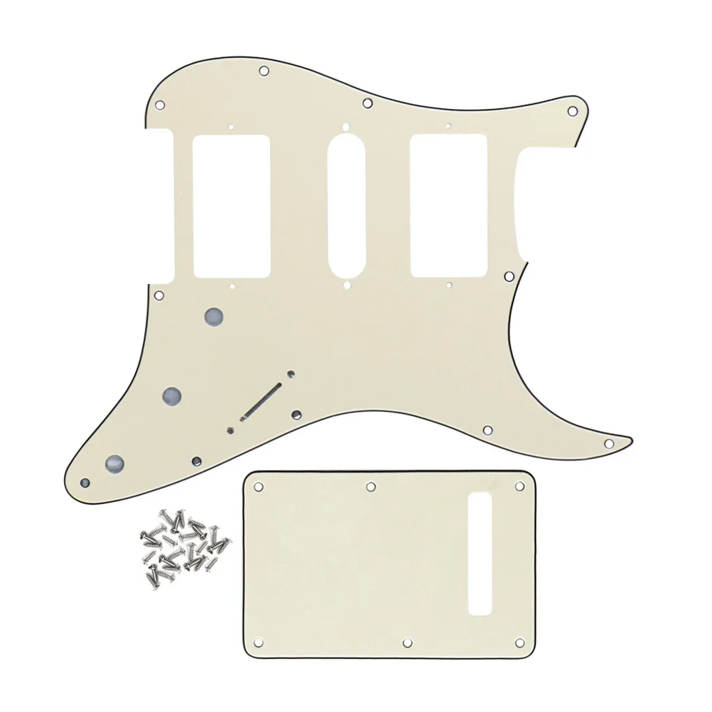 Новый набор запасные части для гитары накладки HSH & задняя пластина Винты FD