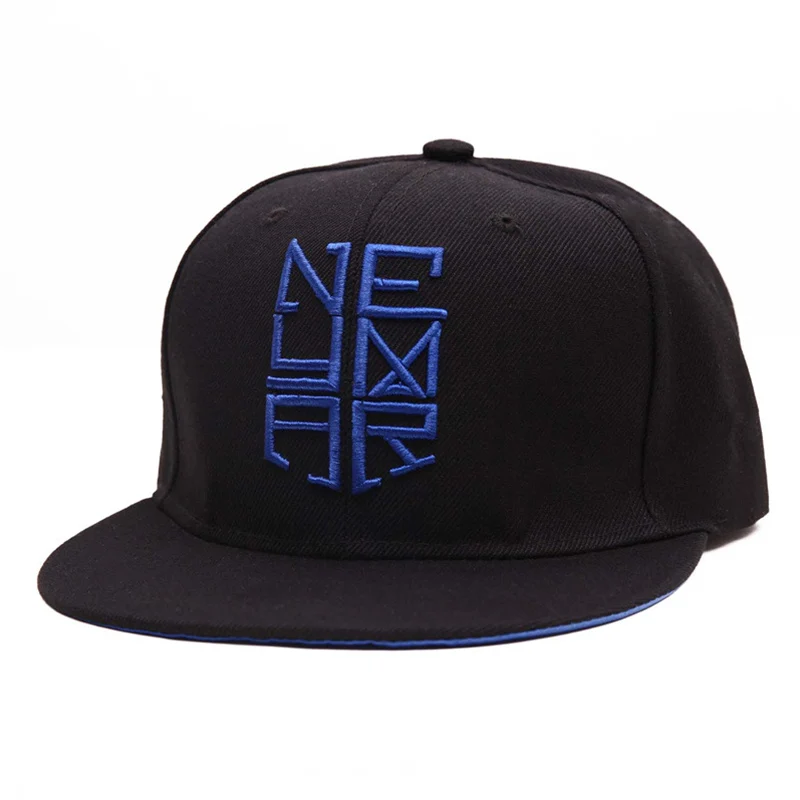 Unisex Letter Embroidery Baseball Cap Neymar Da Silva Hip Hop Hat Outdoor Sports Sun Flat Neymar Fashion Metal Snapback CP0101 (7)