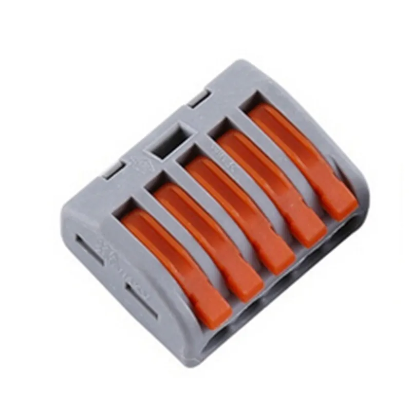 

20pcs PCT-212 /222-413/PCT-215 Universal Compact Wire Wiring Connector 2/3/5 pin Conductor Terminal Block Lever