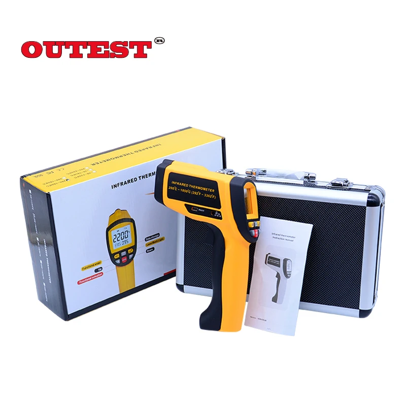 

GM1850 Non-contact ultra-high infrared thermometer 200 to 1850degree Metallurgical/smelting thermometers